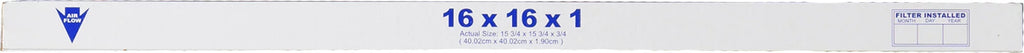 6 Air Pleated Nordic 16x16x1 Pack Plus MERV Filters 7 Pure Carbon