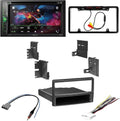 W/ Touchscreen AVH-241EX Camera/Installation Pioneer KIT4909 2009-2014 DIN Nissan with 6.2" Double Cube Media Bundle Bluetooth/Backup Receiver Car DVD/CD Digital Stereo AM/FM Kit/in-Dash for