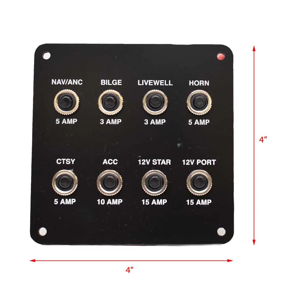 Panel | 1950 Super Breaker Hawk 4 2336996 Inch Boat Switch Crestliner