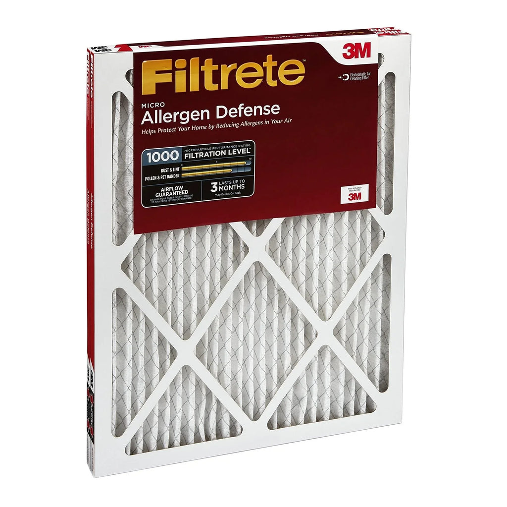 2-Pack Allergen Filtrate Defense, Furnace MPR Air 1000, AC 16x25x1, Filter, Micro