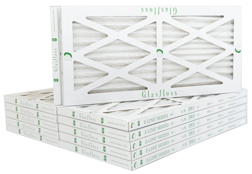 Glasfloss dimension: - Air 8x24x1 USA Made Furnace in x 23.5x7/8 7.5 10 inch) MERV - - Filter (Actual -Qty:12