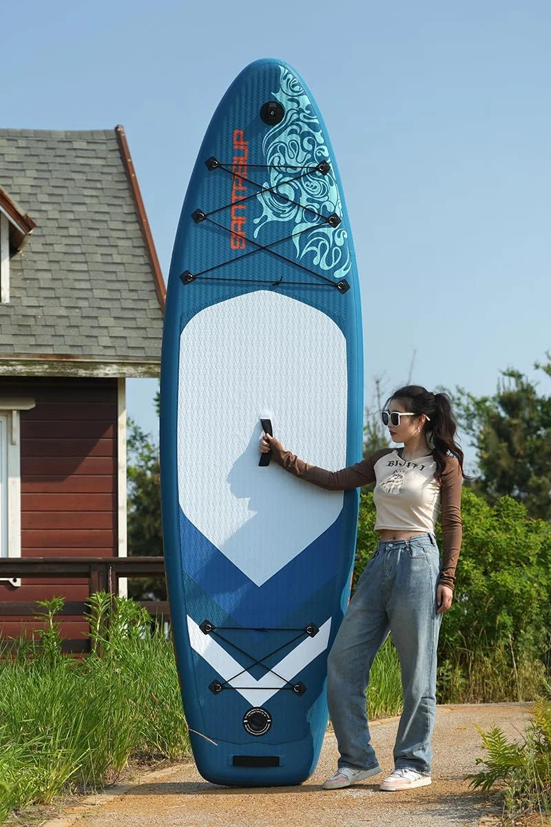 for Premium Deck, 11'x33 330lbs Board Max Up with Youth Non-Slip Adults, Wide Fishing Accessories, Inflatable Paddle & for Stand SUP Surfing, x6 & Stance,