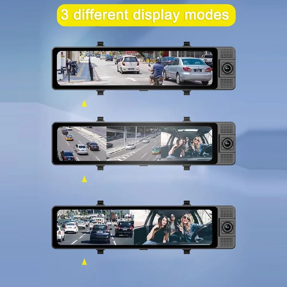 Safety Rearview Car Auto Walmeck Recorder Wide Angle Recorder, Driving Camera, Camcorder, Mirror Dashcam