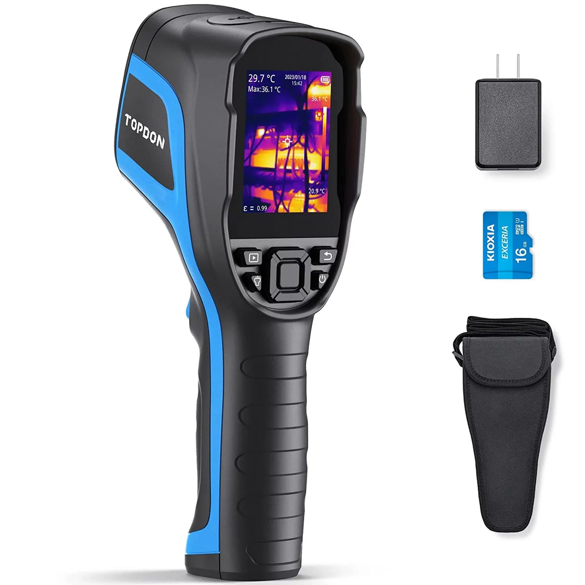 Camera Camera 256 x Life High IR Camera, Infrared Thermal Battery TOPDON Resolution Handheld 12-Hour Thermal Imaging TC004 192