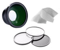Super Set w/ Wide Adapter Definition Lumix Filter Filter/Lens Macro High + Angle Panasonic DMC-LX10 + 0.43X Lens