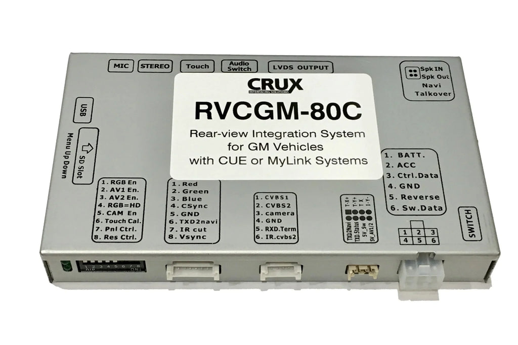 2 VRFCH-75U Front Crux Systems with Uconnect + for A/V Integration Interface Jeep select Vehicles Inputs View