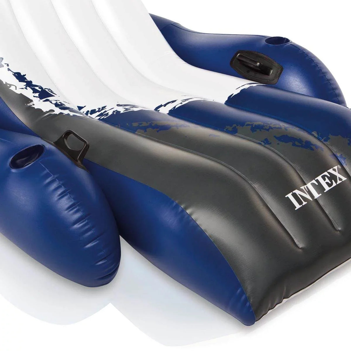 Lounges Pack) Recliner Inflatable Floating (3 Cup Intex with Holders Comfortable