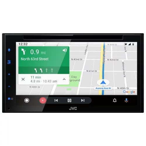 KW-V66BT Carplay JVC Camera Player Android CD/DVD 6.8" Car Receiver+Backup