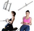 Attachment, Double Cable Press Down Straight Handle and Triceps Pulldown D (V-Handle) Gym Attachment, Accessories Bar Exercise Lat | Weight Home Rotating Equipment Machine
