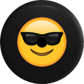 Sunglasses for Camera Jeep Cool Emoji Spare Summer Text 2019 Face JL Inch RV Tire Cover Smiling Wrangler 2018 Backup 32