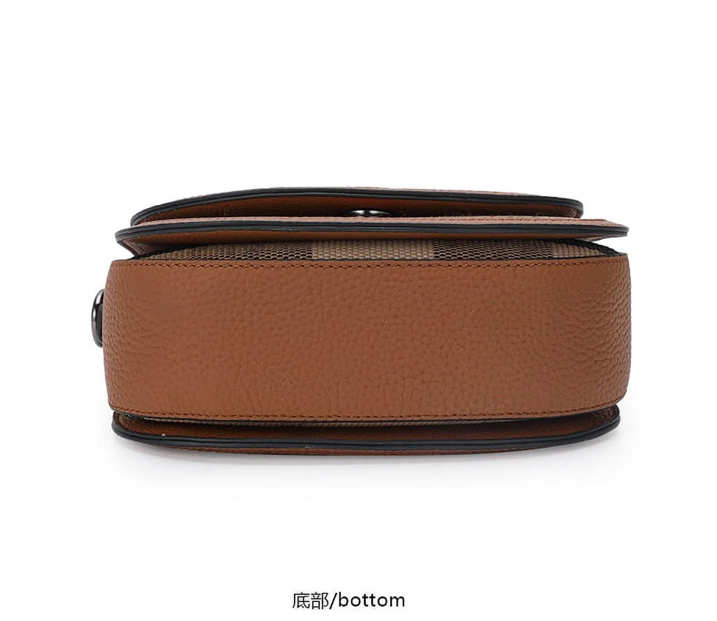 Bag with Aidrani New Canvas One Crossbody Cowhide Shoulder Women's Bag Saddle