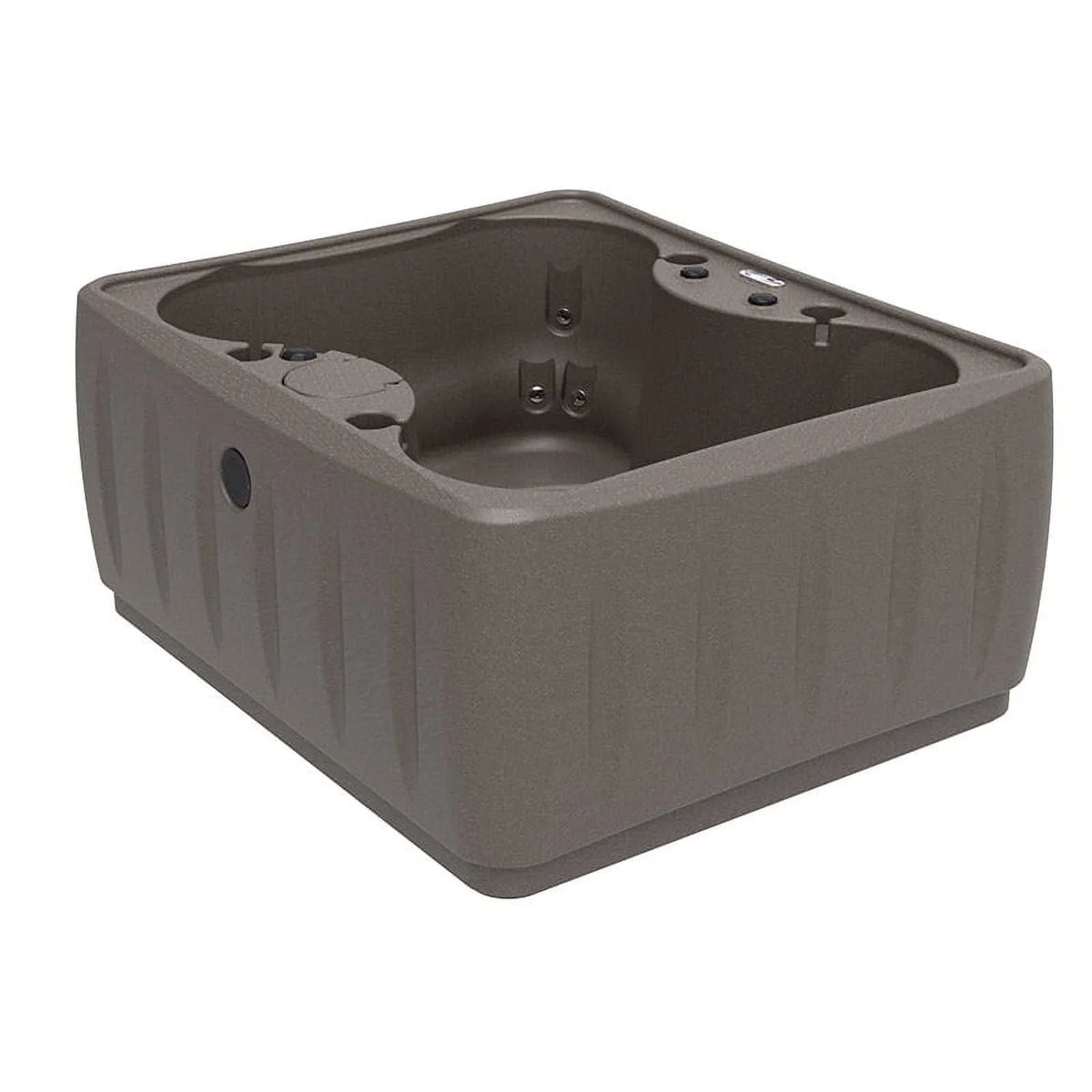Tub 12 Aquarest Tub Cover, and Spas LED 150 4-Person Jets, Jacuzzi® Hot & Ozone and Play Powered Keystone Spa By Premium Waterfall, Plug