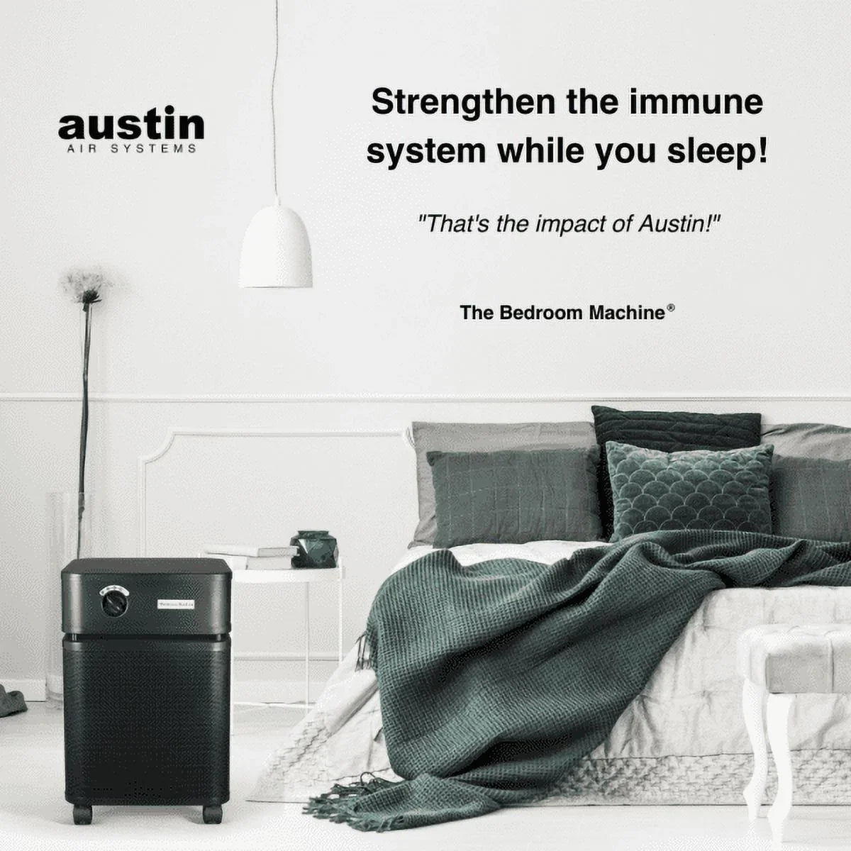 1 White Plus Prefilter, Complementary Purifier, Austin Air Air Bedroom Machine