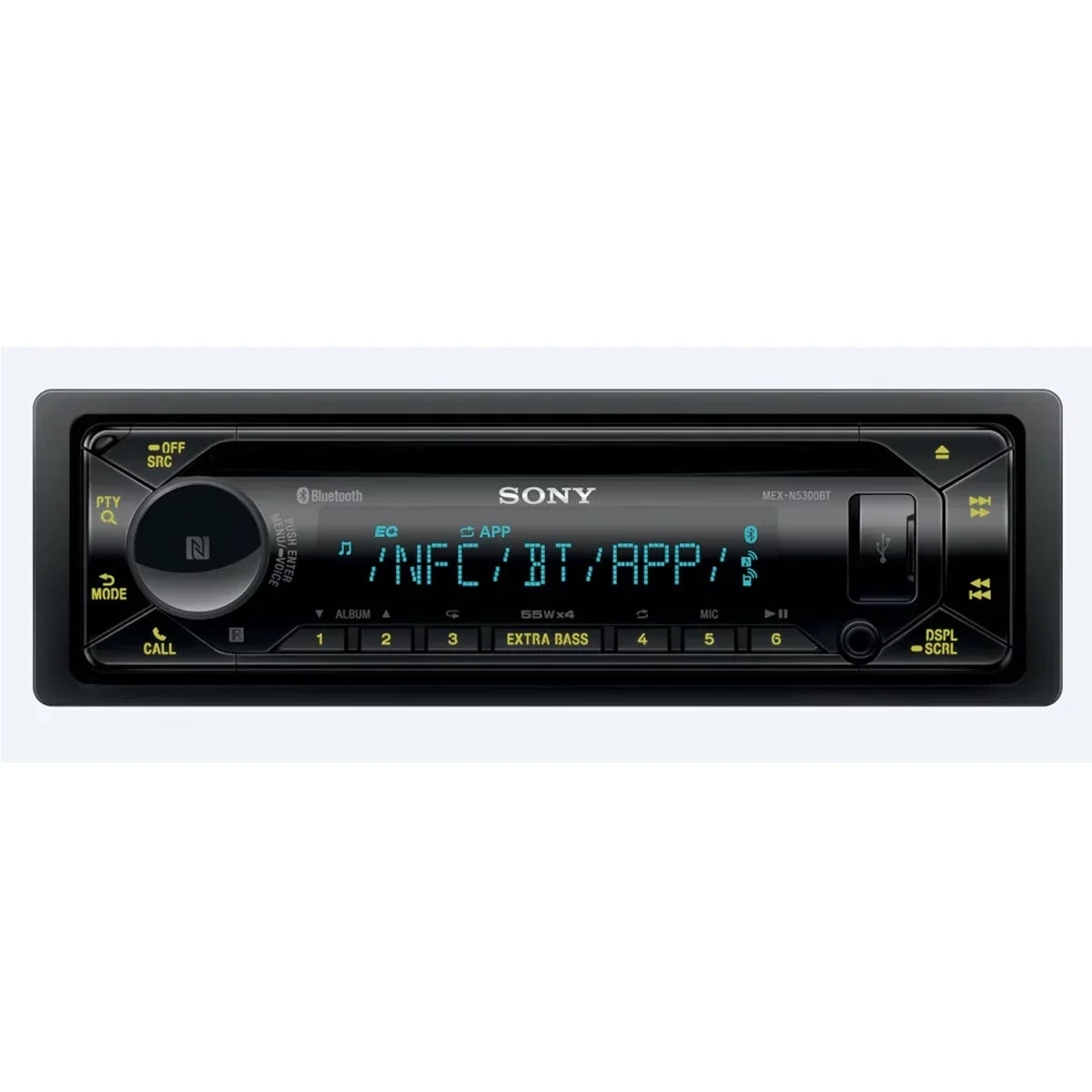 Receiver Mobile with MEX-N5300BT & Inputs Bluetooth CD USB/AUX