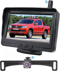 with B-Qtech Waterproof RV Camera Wireless LCD Night Backup Truck, 170 4.3"" View Vision Monitor for for Camera Rear Car,
