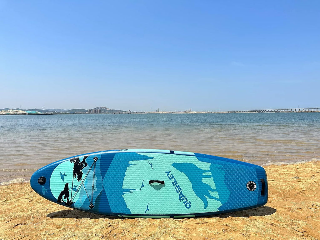 for Premium Deck, 11'x33 330lbs Board Max Up with Youth Non-Slip Adults, Wide Fishing Accessories, Inflatable Paddle & for Stand SUP Surfing, x6 & Stance,