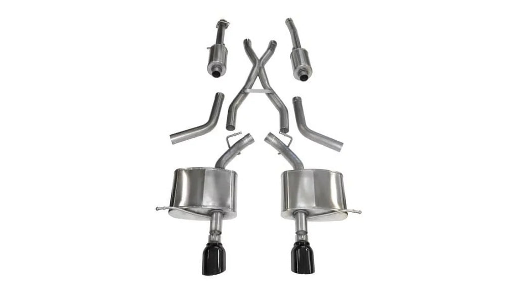 11-14 Exhaust Sport V8 DURANGO Black Dual DODGE select: CITADEL Dodge Rear R/T, Fits DURANGO Cat-Back Durango 5.7L DODGE 2013-2023 Corsa 2011-2012