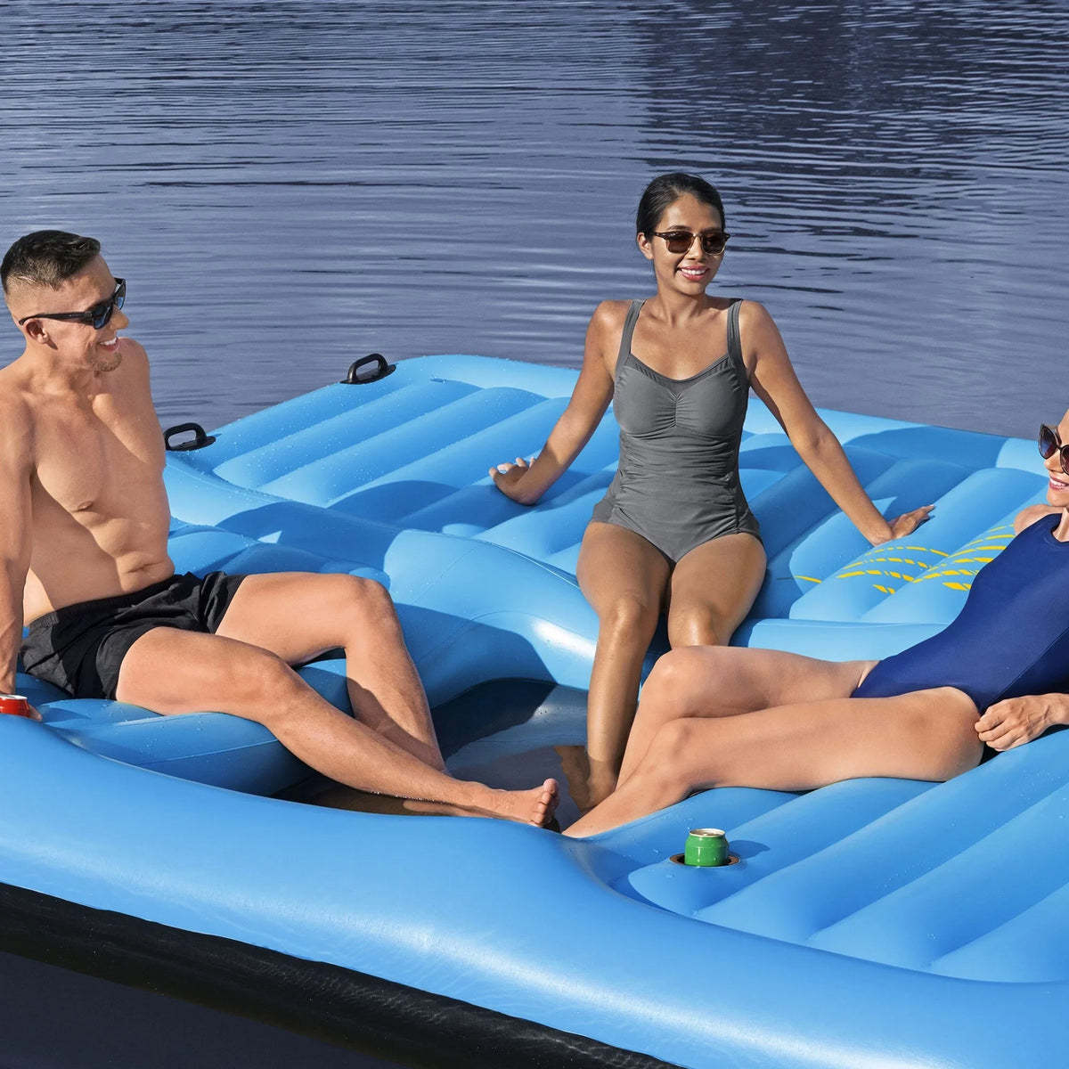 Island, Slide Blue Summer Person Inflatable Activity Force 5 Hydro Bestway