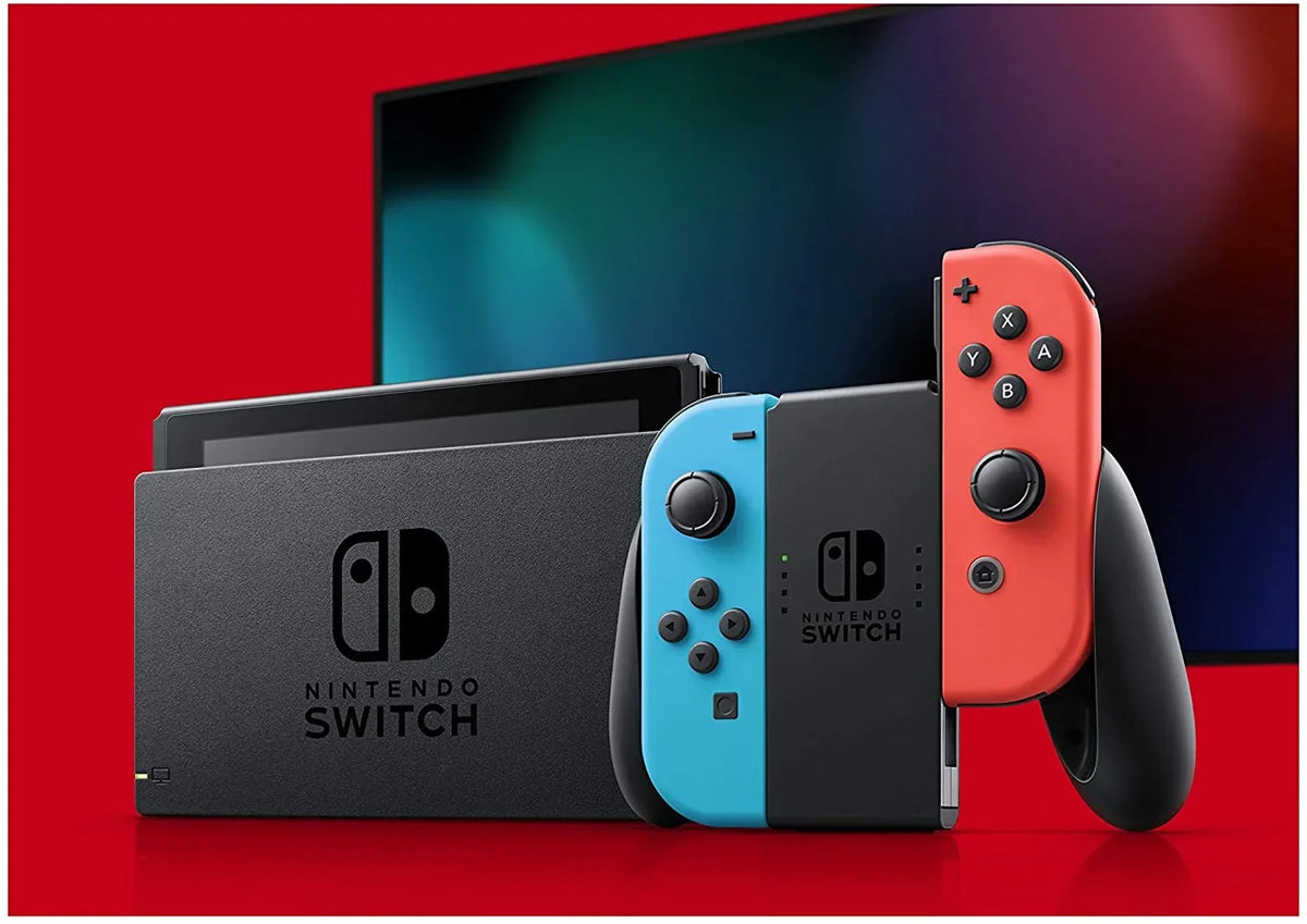 '- Neon Nintendo Blue Joy-Con459 Console Red/Neon 32GB - Switch
