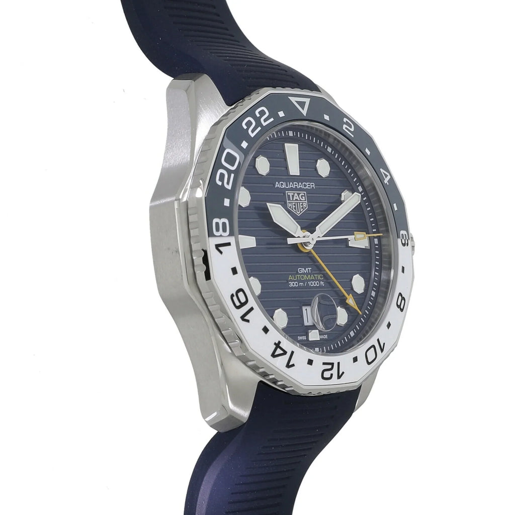 Professional Caliber Watch Heuer (New) 7 Men's GMT Tag Blue Pre-Owned WBP2010.FT6198 300 Aquaracer