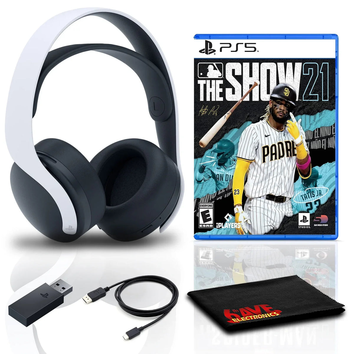 21 - Headset Wireless MLB PlayStation 5 Bundle The 3D Show PULSE with
