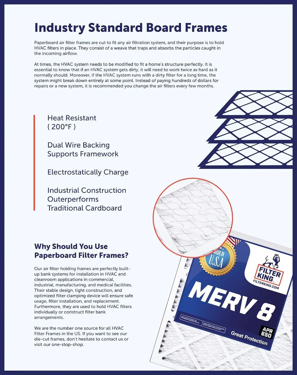 A/C | MERV HVAC 23.5 | 4-PACK 19.5x23.5x1 King x 8 dimension: | Pleated | Filters .75" MADE Furnace IN x Filter Actual 19.5 Filter Air USA