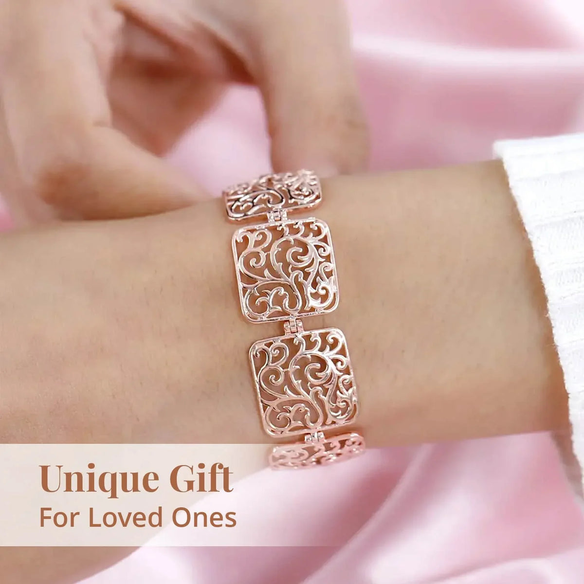 for Rose Mom 6.5" dimension Day Mothers Bracelet Plated Shop Gold LC 18K Birthday Gifts Jewelry