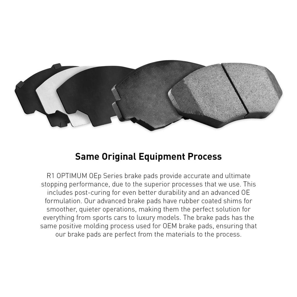 Concepts Pads| |Rear WDUH1-80093 and Pads |Hardware Pads| Brake Rotors Brake and Brakes Kit and R1 Optimum Kit OEp Brake Rotors Rear Rotors