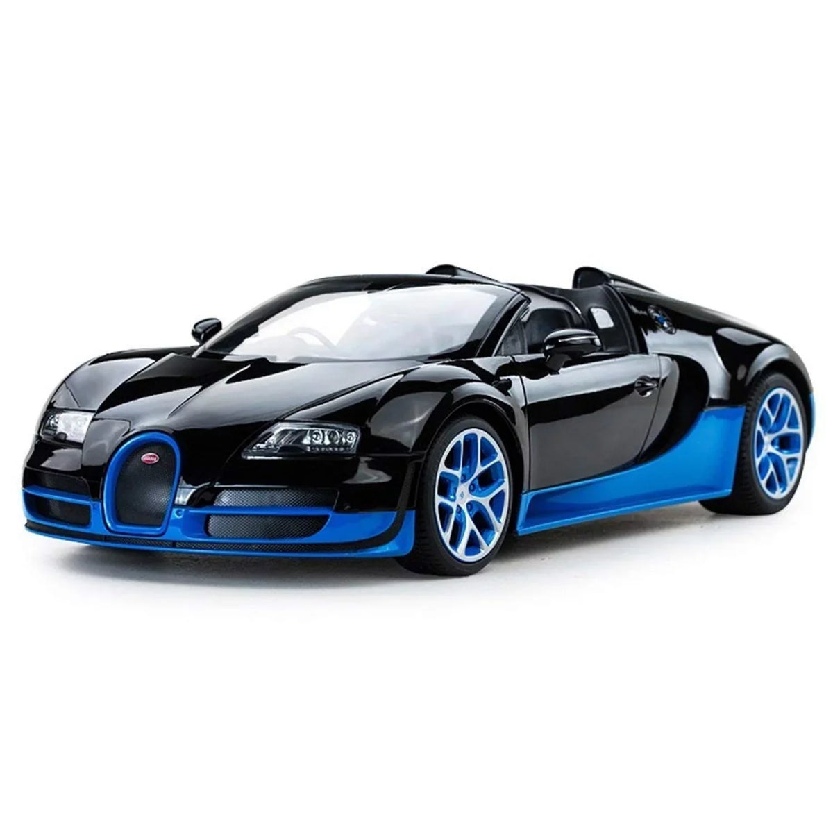 Toys Gift Vitesse Grand Bugatti Rastar Veyron RC Car Sport (Black/Blue) Displayable Children 1:14 Model