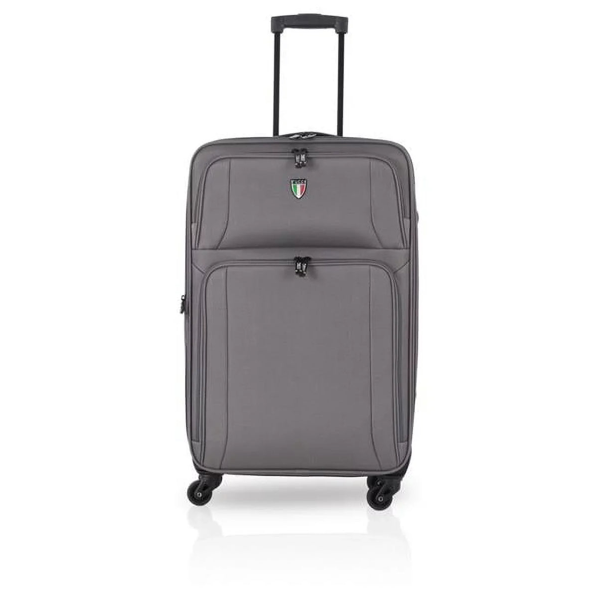 28 T00361 Luggage, Disinvolta Fabric TUCCI Silver Carry-On in.