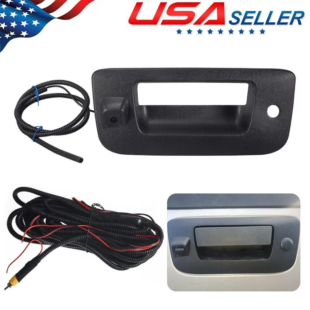Rear with Compatible Chevy JahyShow Tailgate 07-13 Silverado/GMC View Handle Camera - Sierra