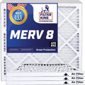 USA Filters | MADE x | King x Air Pleated | 13.5 40 | 4-PACK 13.5x40x1 .75" IN Furnace Actual A/C Filter MERV dimension: 8 Filter HVAC