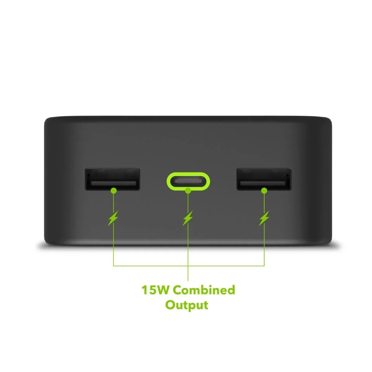 Large Internal Battery, 2023 Port, USB-C Ports Input/Output mAh PD (1) Bank 20,000 USB-A XL 20W Powerstation (2) Power mophie and Travel-Friendly Fast - Charging