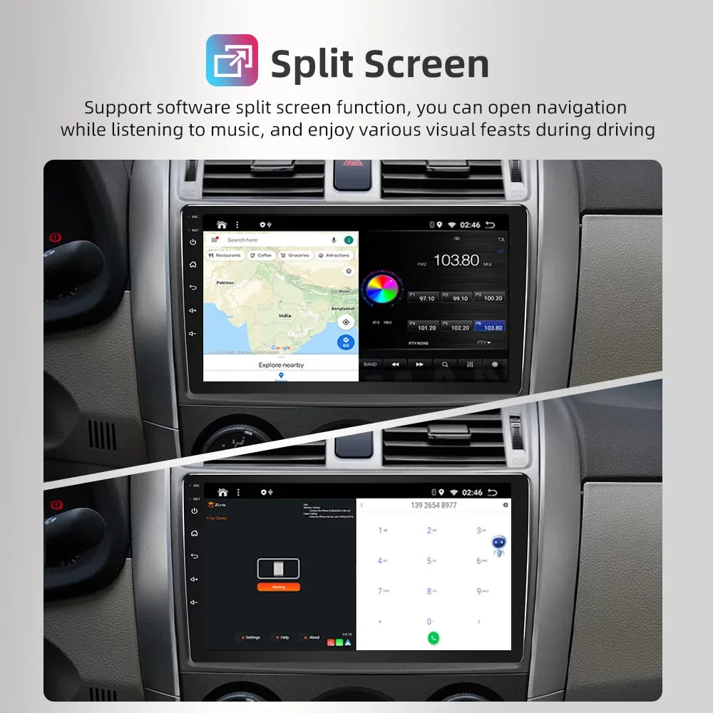 Camera 2007-2012 GPS carplay/Auto Escape Car with Carplay for Android Stereo Backup 11 Radio Navi
