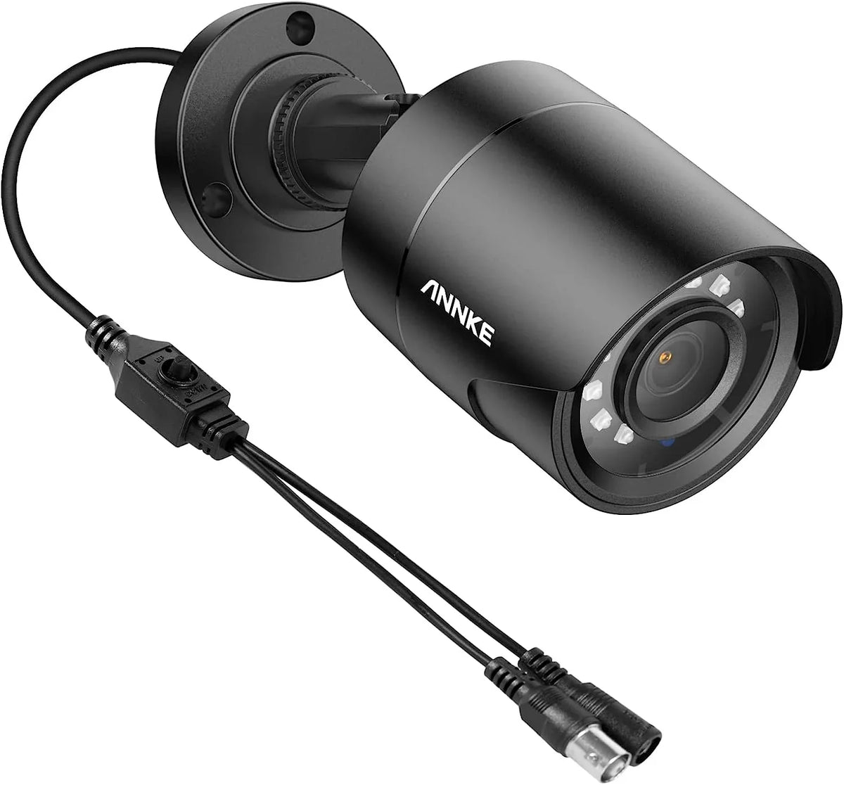 Vision Surveillance Black Not CCTV Clear Use, Bullet Wired AHD/TVI/CVI/CVBS, Night ANNKE 4-in-1 On 100ft Included) Camera Cam, - Indoor/exterior (Power 1080p E200 Analog Adapter Add for Video Security Camera