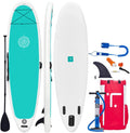Stable Wide Design, Board SUP Deck Non-Slip Up Paddle with Comfort Stand Boards Premium Accessories, Inflatable Zen Paddle