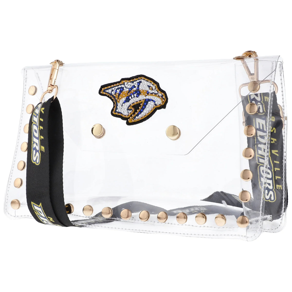 Clear Envelope Nashville Crystal Crossbody Bag Cuce Predators