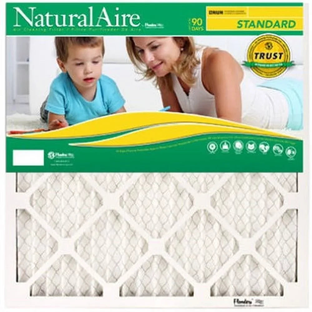 MERV 8 84858.011616 Standard Filters (12 16x16x1 pack) NaturalAire