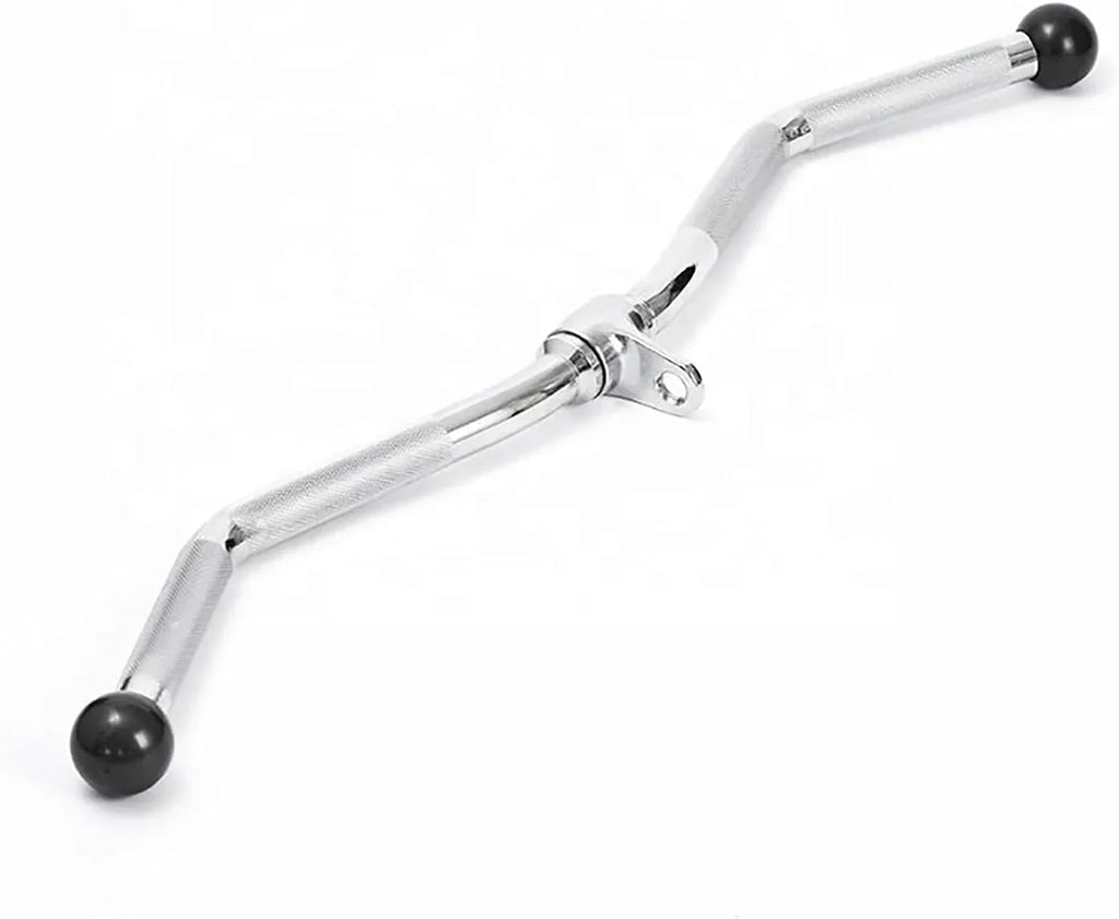 Attachment, Lat Hanger, Accessories Long Pull Pulldown with Bar 30" Down Knurled Curl Cable Gym Machine & Equipment Lat Revolving Tricep Press Grip Lat Bar Attachments, Cable Bar Down Machine