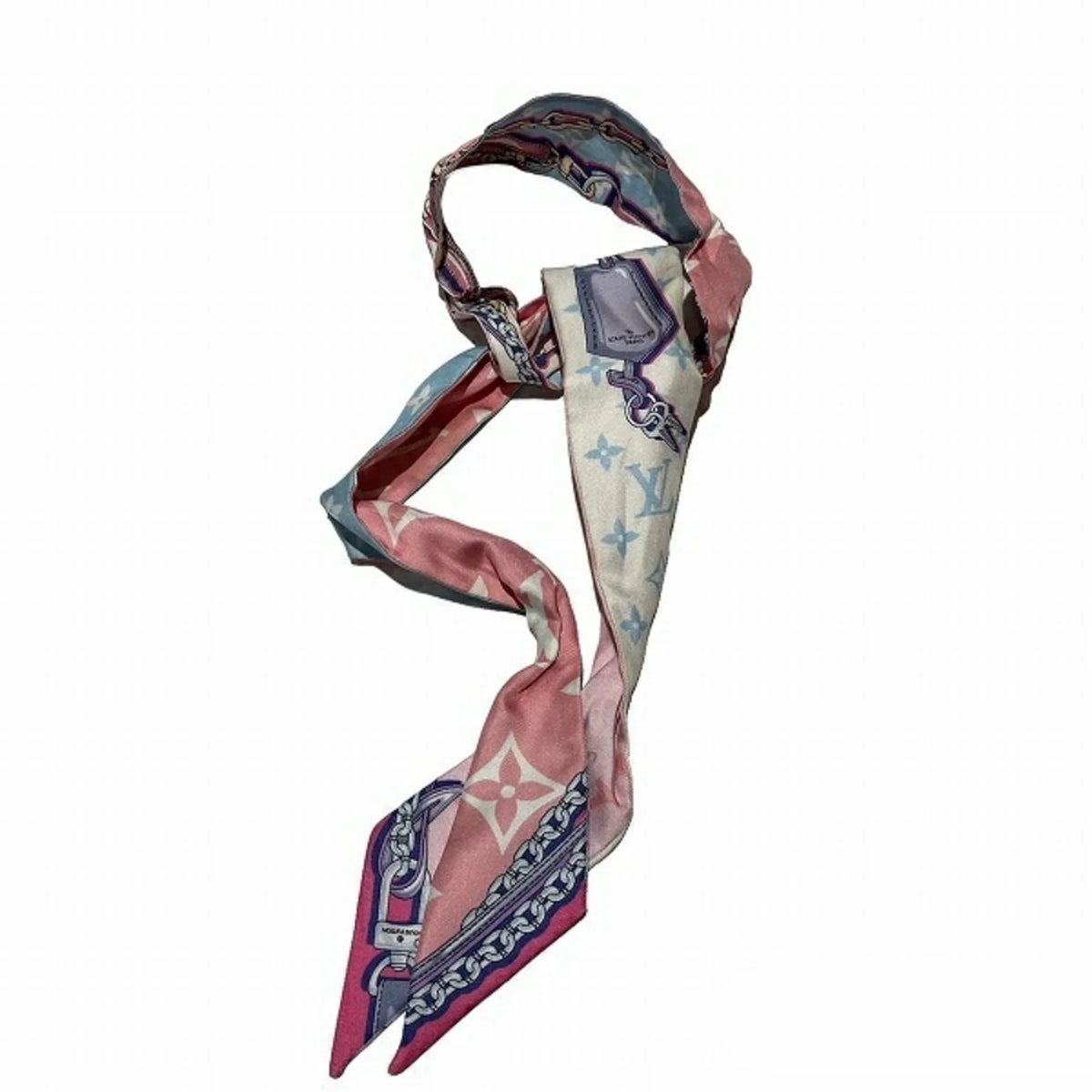 Silk Accessories Ultimate M76677 BB Bandana (Good) Women's Pre-Owned Scarf Bandeau