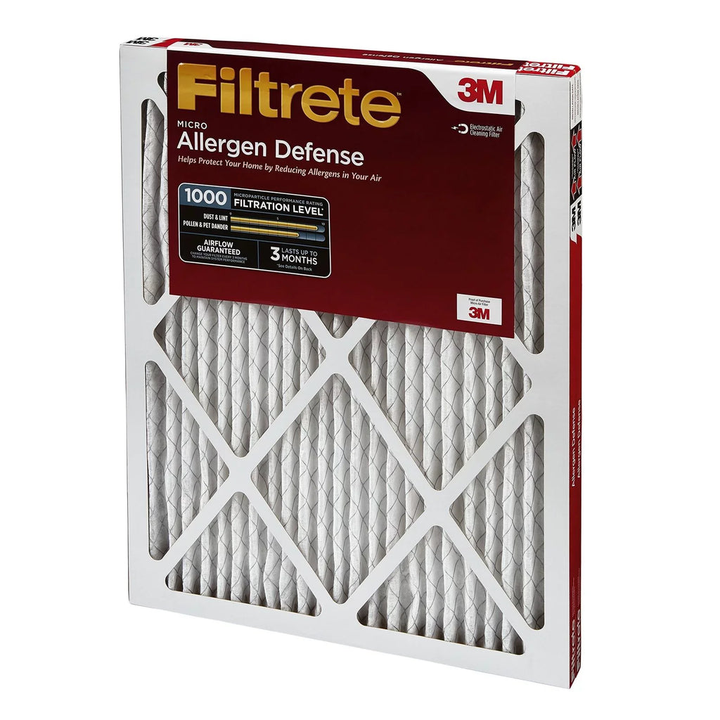 2-Pack Allergen Filtrate Defense, Furnace MPR Air 1000, AC 16x25x1, Filter, Micro