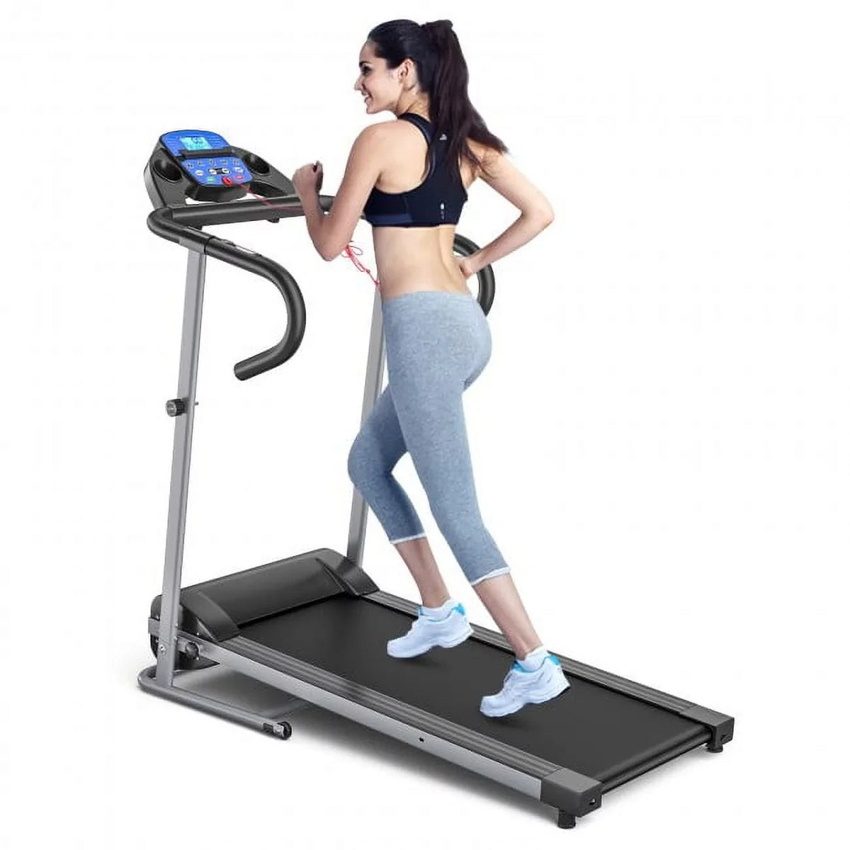 Electric Rate LCD Treadmill and Heart Foldable Sensor Display with