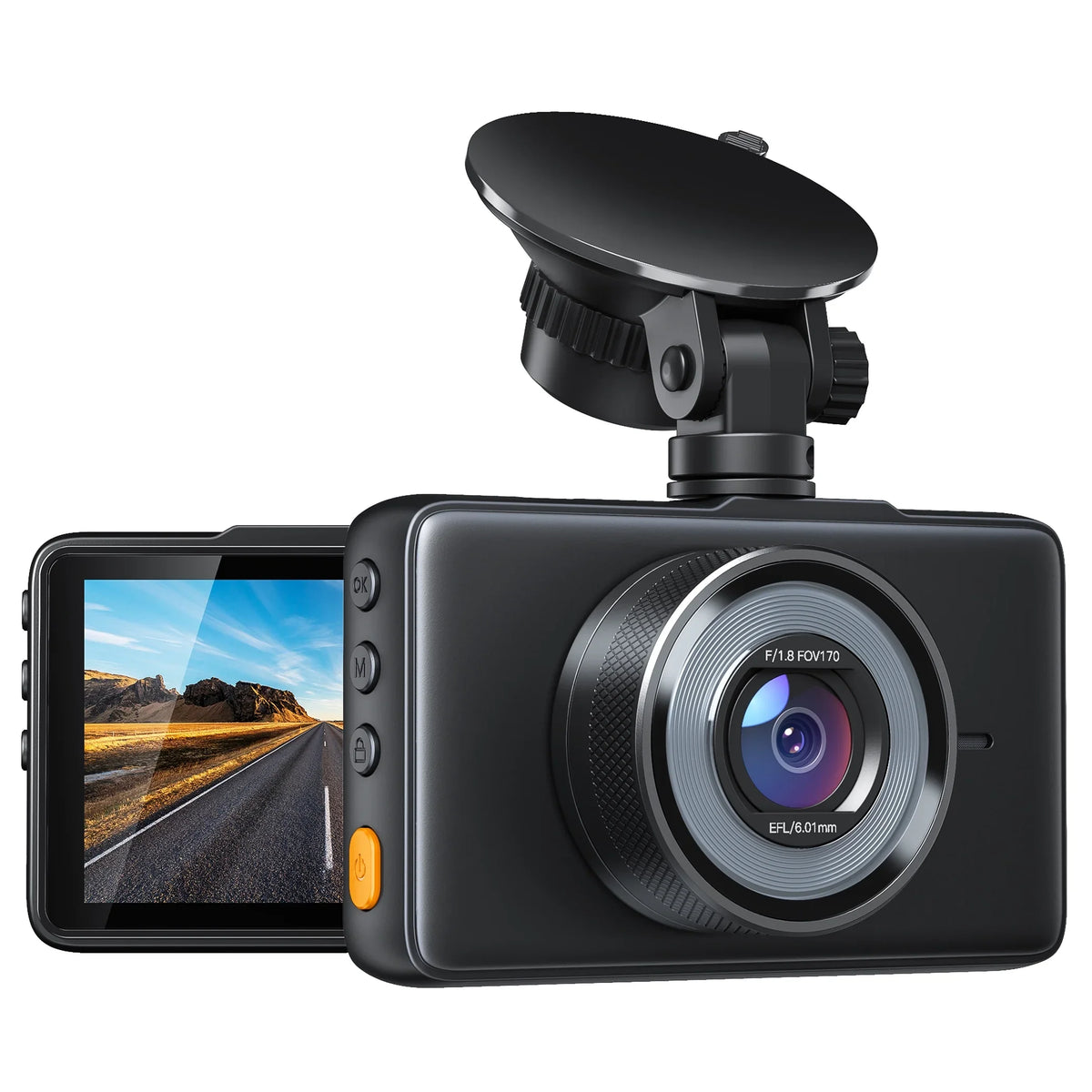 C450 FHD APEMAN Wide 3" Parking Car Dash 170° 1080P Angle Monitor, Screen, Camera Black Cam