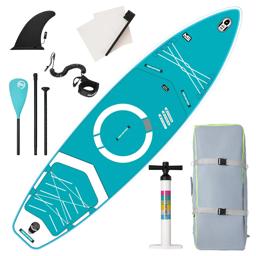 Inflatable With Board Paddle Up Stand Accessories 11'x34"x6"