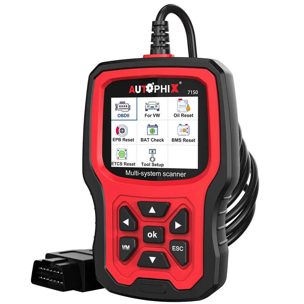All Reset for AUTOPHIX 7150 Diagnostic OBD2 TPMS Code Systems Battery Automotive Reader ABS Scanner Scanner