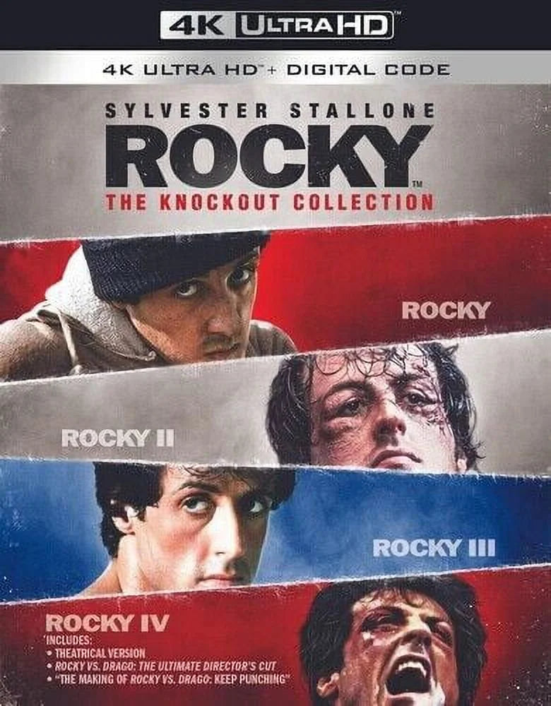 Rocky: The Set, UHD Knockout Copy Boxed Digital Blu-ray] Collection [New 4K