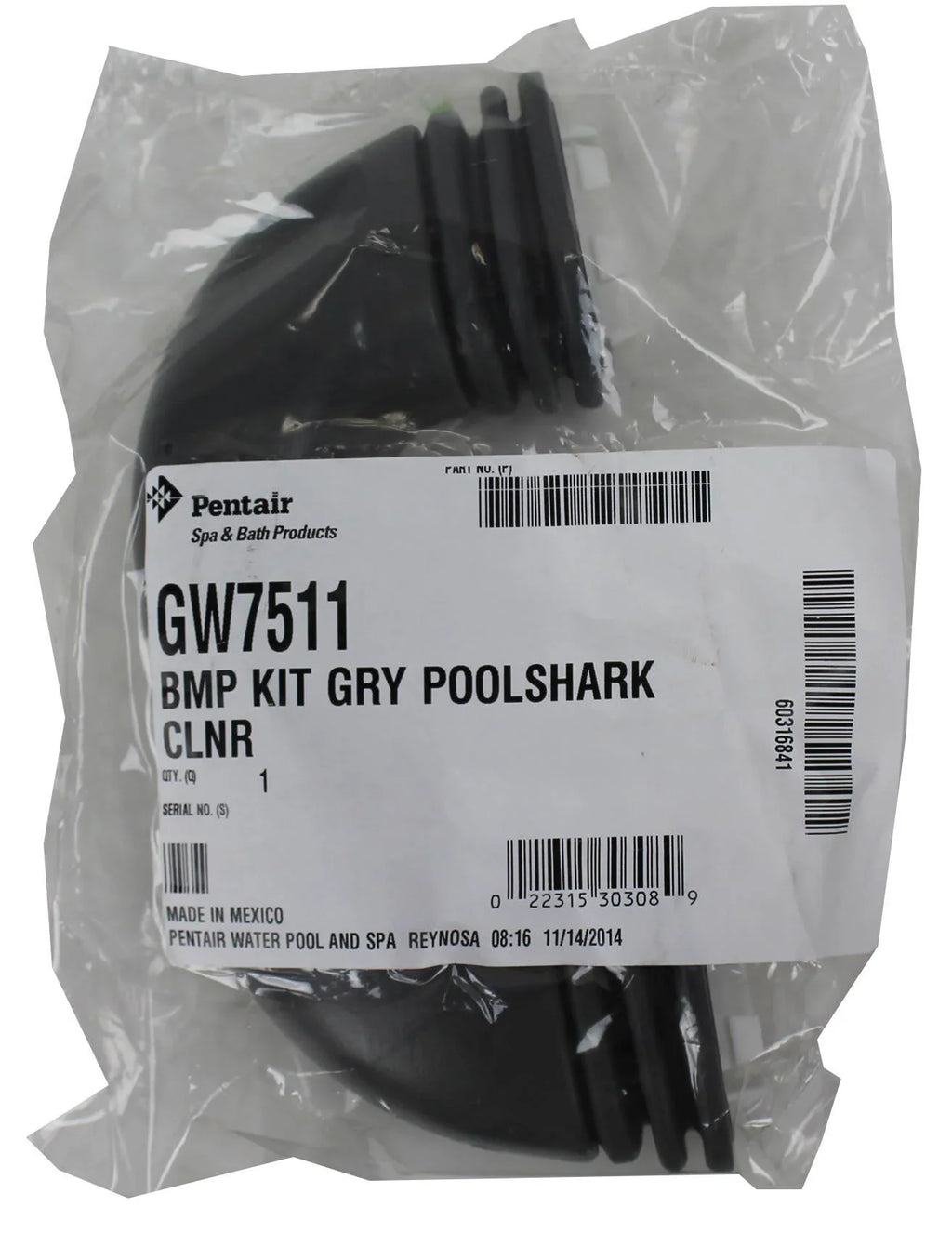 GW7511 Gray Replacement, Kit Gray PoolShark Cleaner Pool Swimming Pentair Bumper