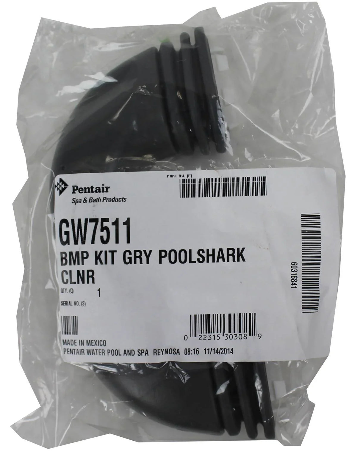 GW7511 Gray Replacement, Kit Gray PoolShark Cleaner Pool Swimming Pentair Bumper