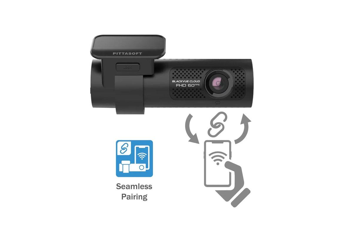 BlackVue 1080p DR770X-2CH-TRUCK Front & 60FPS Card 64GB + With WiFi GPS Dash Cam Waterproof Exterior Cloud-Ready |