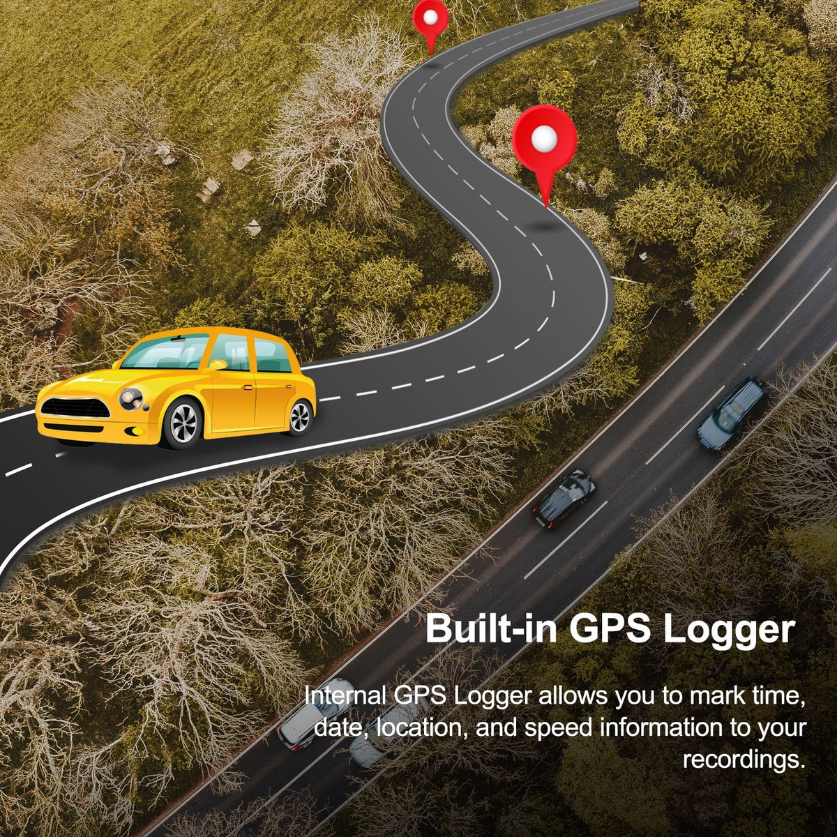 V1 with & Wi-Fi Rexing GPS Cam 2160P Dash 4K Max Channel Single